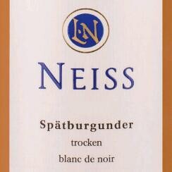 2019 Spätburgunder Blanc de Noir Neiss