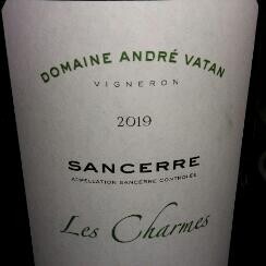 2019 SANCERRE „LES CHARMES“ DOMAINE ANDRÉ VATAN