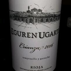 2016 Eguren Ugarte Crianza, Rioja
