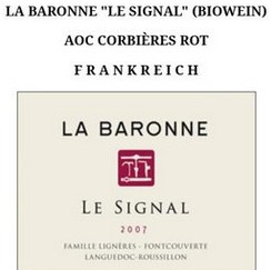 2018 LA BARONNE "LE SIGNAL" AOC CORBIÈRES ROT